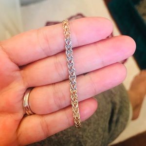 SOLD!! 14k Tri color gold bracelet